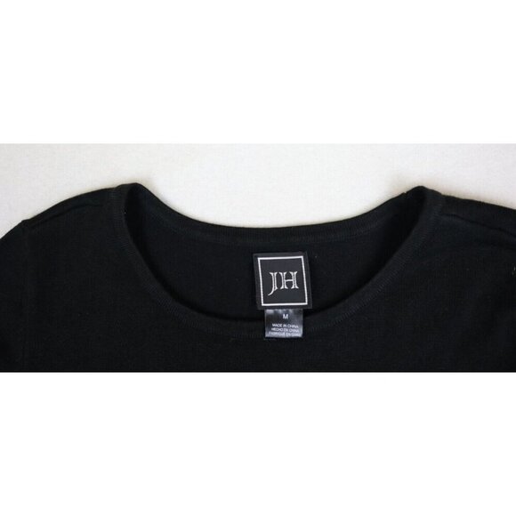 Black and Red Striped Hem Dress - Picture 4 of 8